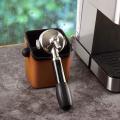 Knocking Box for Espresso Grounds-leather Case Coffee Knocking Box