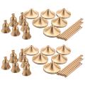 6pcs Gold Candlestick Holders Gold Candle Holder for Home Decor