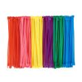 600 Pieces (100 Per Color) Small Colored Zipper Ties