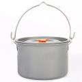 Outdoor Picnic Pot Alumina Large-capacity Tableware for 5-6 People
