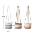 Hanging Planter Woven Plant Basket Indoor Up to 7inch Flower Pot, A