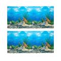 Wallpaper Background Aquarium Decorative Fish Tank Sticker40x82cm