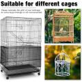 3pcs Large Adjustable Bird Cage Cover Universal Birdcage Mesh Cover