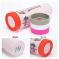 30 Pcs 2.6 Inch Protective Cup Mat Silicone Sleeve, 15 Colors