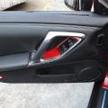 Car Soft Carbon Fiber Glass Lift Frame Cover Trim for Nissan Gtr R35