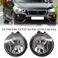 2x Pair Front Bumper Fog Lamp Lights For-bmw Not Including Bulb