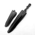 Black Mountain Bike Bicycle Road Tire Front Rear Mudguard Fender Set