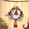 Artificial Christmas Wreath for Front Door Wall, Santa Claus(small)