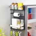 Kitchen Rack Fridge Magnetic Organizer, Refrigerator Shelf Storage