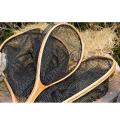 Portable Fishing Net Wooden Handle Landing Catch and Release Net M