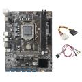 B250c Miner Motherboard+switch Cable with Light Support Ddr4