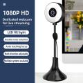 Hd Webcam 1080p for Pc Laptop Computer Web Cam for Study Conference