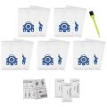 10 Packs 3d Airclean Bags for Miele Gn Vacuum Bag with Filters