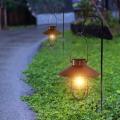 Hanging Solar Lights with Shepherd Hook, Metal for Garden Outdoor
