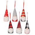 Gnome Christmas Decorations with Led Light,6 Pack Scandinavian Santa
