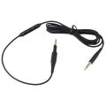 Replacement Cable Audio Cord for Akg K430 K450 K451 Headphones Black