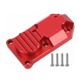 For Axial Scx24 90081 1/24 Rc Crawler Car Metal Diff Cover,red