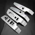 Window Lift Switch Panel Trim for Jeep Cherokee 2014-2021, Silver