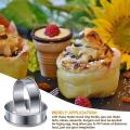 5 Pieces Double Rolled Tart Rings for Home Restaurant Baking Tools