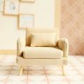 1/12 Dolls House Single Sofa for Dollhouse Decoration Toy Green