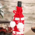 Christmas Wine Bottle Cover Merry Christmas Decoration for Home