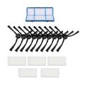 5 Filters+10 Side Brushes for Medion Spare Parts
