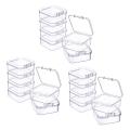 6 Pieces Plastic Clear Storage Box for Collecting Small Items, Beads