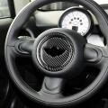 Car Carbon Fiber Steering Wheel Stickers for Mini Cooper Clubman R55