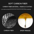 Carbon Fiber Center Console Navigation Panel Frame Cover Trim, A