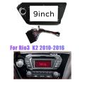 9 Inch 2 Din Car Stereo Radio Dvd with Cable for Rio3 K2 2010-2016