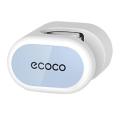 Ecoco Mop Broom Holder Perforated Free Wall-mounted Household Blue