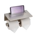 Toilet Paper Holder-double Roll Toilet Paper Holder, Silver