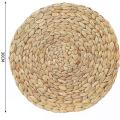 Round Woven Placemats,wicker Placemats,straw Woven Placemats,4 Pieces