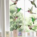 8 Large Beautiful Humming Bird Static Cling Window Stickers
