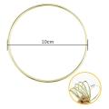 12 Pcs 4 Inch Macrame Hoops Ring Floral Hoop Crafts Hoops Macrame