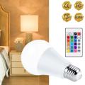 Led Color Changing Remote Control Bulb E27 Neon Lamp A