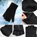 Gloves-cold Weather Wool Sport Running Cycling Gloves Black