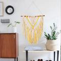 Hand-woven Color Macrame Bohemian Tapestry for Home Bedroom 60x75cm-d