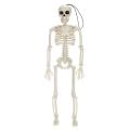 40cm Poseable Full Human Skeleton Prop Halloween Party Decor 1pcs A