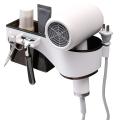 Adhesive Hair Dryer Holder No Drilling Wall Mount Hair Styling Tool