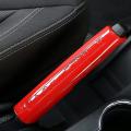 Car Handbrake Handle Decoration Cover Trim Stickers, Abs Red