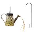 Outdoor Decorative Garden Watering Can Solar Lights for Patio Yard