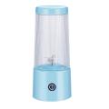 Portable Blender, Usb Mixer with 6 Blades,personal Size Cup (blue)