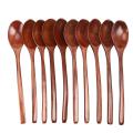 Wooden Spoon, 10 Tablespoons for Mixing and Cooking, Long Spoon