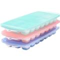 Ice Cube Trays,3 Pcs Flexible Silicone Ice Cube Molds Tray with Lids