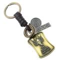 Keychains Constellation Tag Key Pendant Retro Key Chain(scorpio)