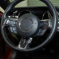 Steering Wheel Frame Trim Decor Cover for Ford 6pcs(carbon Fiber)