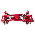 Rc Car Cnc Metal Body Chassis Frame Beam Kit for Xiaomi,red