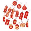 Chinese New Year Decor Pendant Spring Chinese New Year Layout Props-f