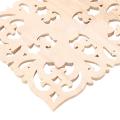 Wooden Decal European-style Applique Real Wood Carving 20x20x2cm